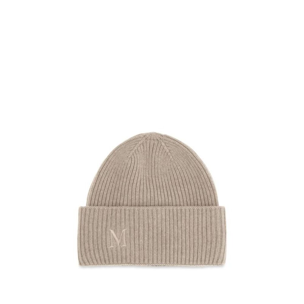Max Mara Beige Cashmere Women's Beanie